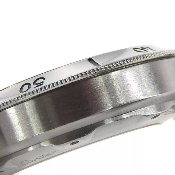 CARTIER Pasha Watches W3107355 Back schedule cal.205 grayDial Stainless St... - Picture 2 of 8